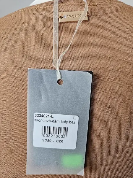 Dámské šaty Vabaco skořicové 3