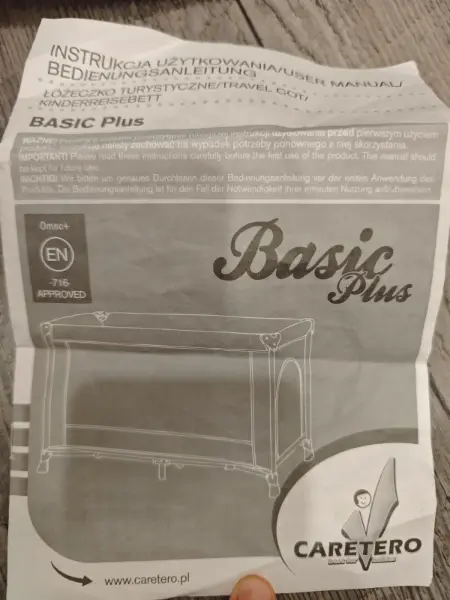 Cestovní postýlka Caretero Basic Plus 5