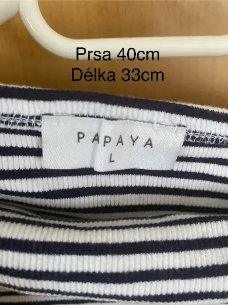 Dámský pruhovaný top Papaya 4