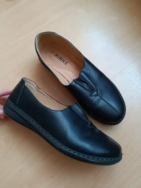Černé dámské polobotky Minke velikost 39-40 2