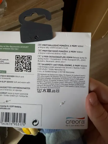 2 páry dětských protiskluzových ponožek Tchibo 3