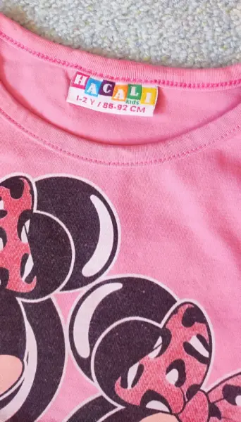 Dětské růžové tričko s Minnie, vel. 86-92 4