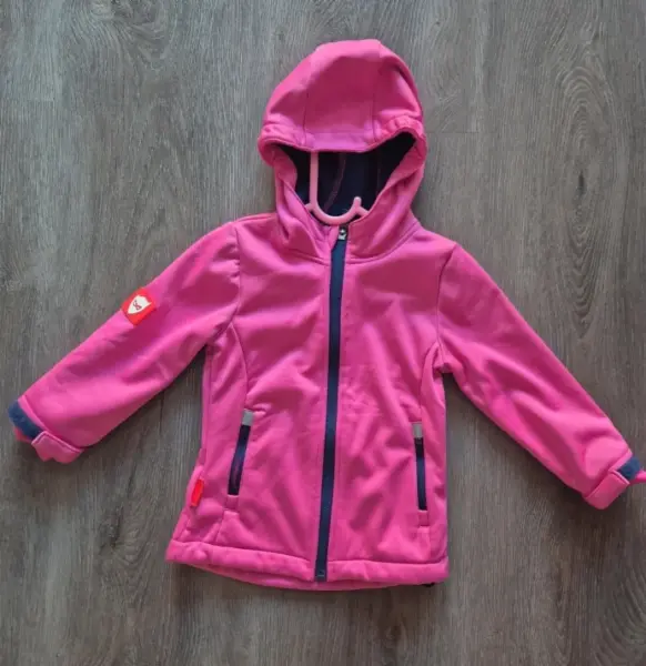 Dětská růžová softshell bunda 