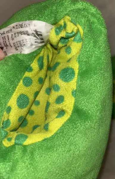 Zelené dino vtipné a hřejivé papuče, vel. 32/33 3