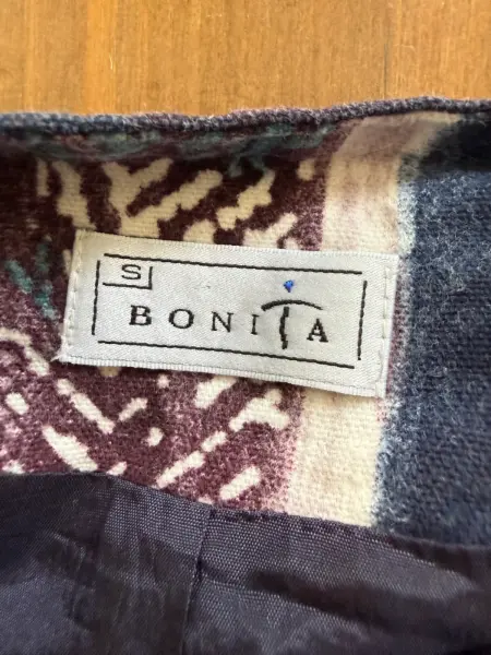 Dámský vzorovaný kabátek Bonita, vintage 11