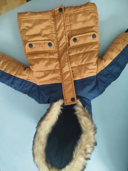 Dětská zimní bunda s kožíškem