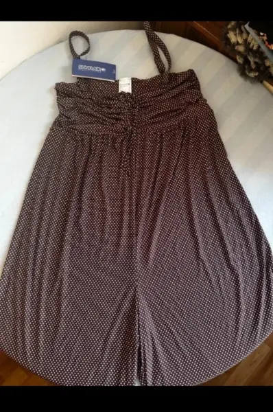 Dámský overal Sunflair, hnědý s puntíky, vel. 42 2