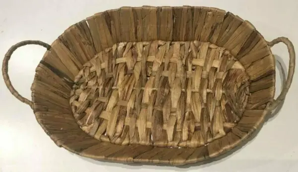Stylový přírodní tác / podnos, vodní hyacint