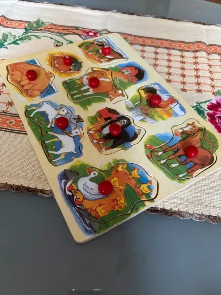 Dřevěné puzzle pro děti 3