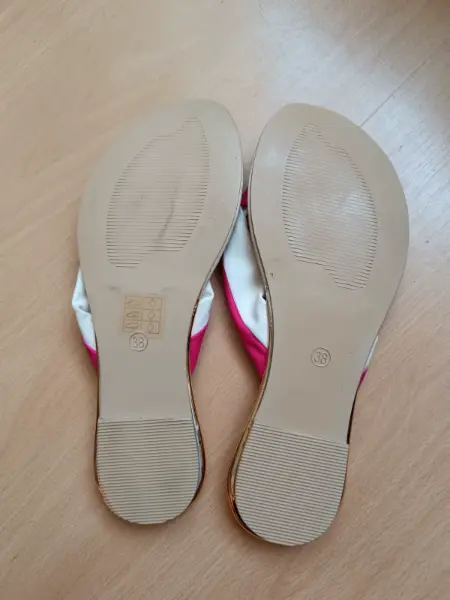 Dámské letní žabky Bamo, růžovo-bílé, vel. 38 2