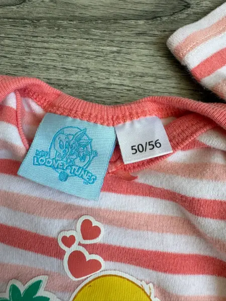 2x Dětské body Looney Tunes Tweety, vel. 50/56 4