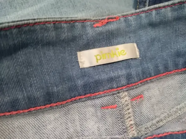 Dvě džínové mini sukně 5