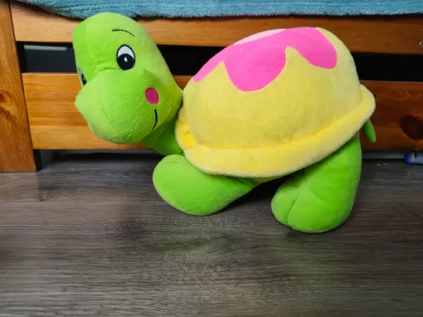 Sada plyšových hraček - želva, kuře, tygr, králík, beruška