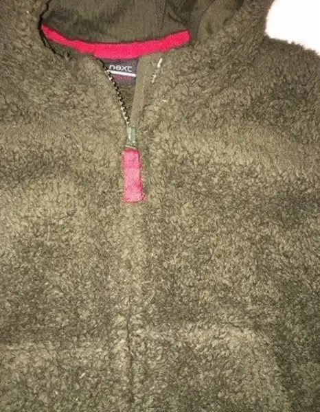 Čokoládově hnědá chlupatka - hřejivá bunda, 3y 2