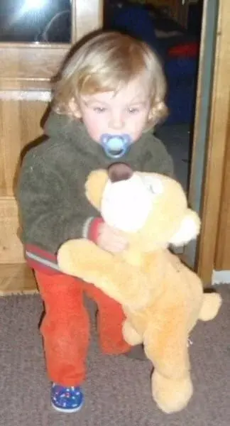 Čokoládově hnědá chlupatka - hřejivá bunda, 3y 5