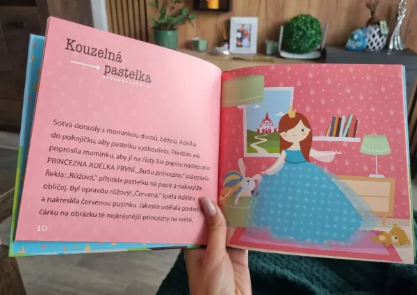 Dětská kniha Princezna Adélka a modrý jednorožec 3