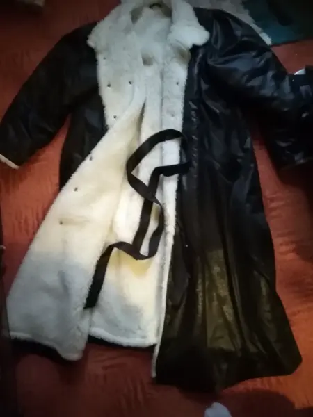 Maxi kabát s kožíškem 7