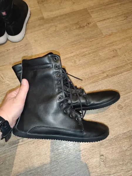 Černé barefoot boty Ahinsa Shoes, 39 2