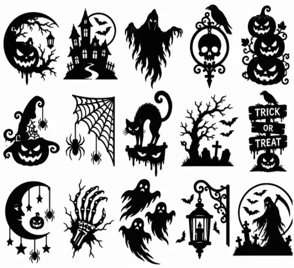 Halloweenské dekorace  2