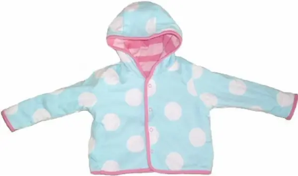 Oboustranná bunda /kabát/: pruhy nebo puntíky, 6-9m 3