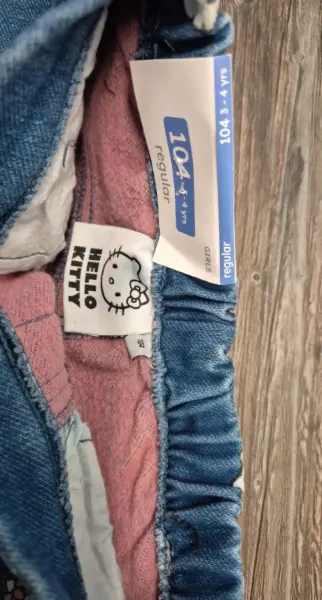 Dívčí džíny Hello Kitty, vel. 104 3