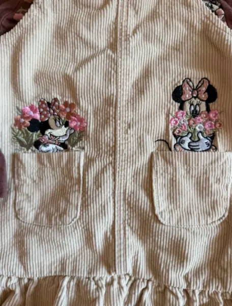 Dívčí šaty s Minnie Mouse a tričkem, vel. 86 2