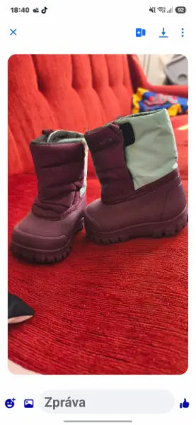 Dětské zimní boty