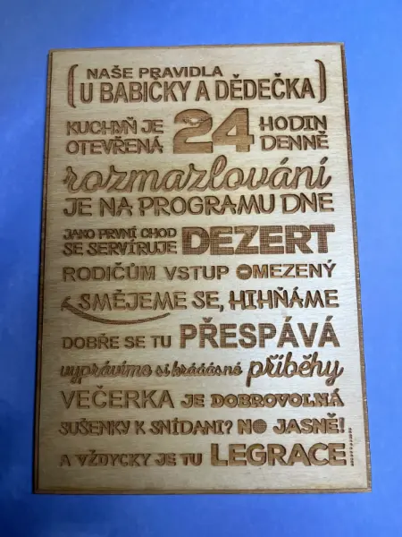 Dekorativní destička 