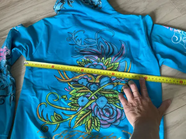 Dámská tyrkysová mikina * EdHardy * v.S 12