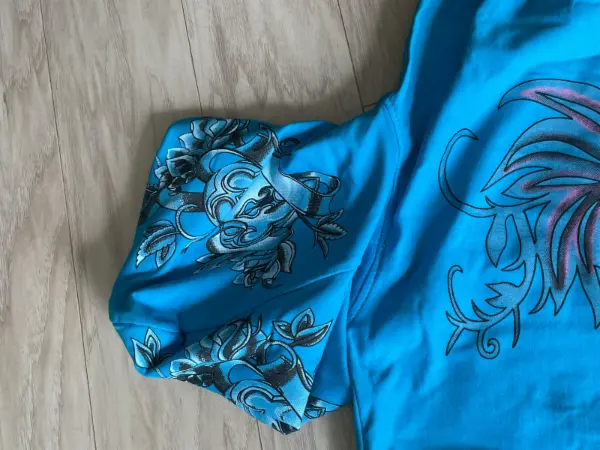 Dámská tyrkysová mikina * EdHardy * v.S 9