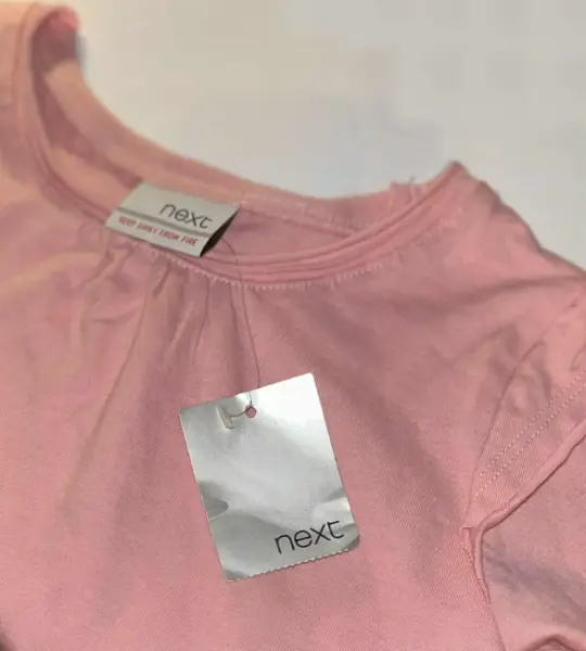 Růžové triko / top s volánky pro holčičku, vel. 3 roky 4