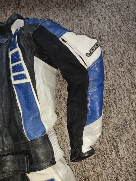Kožená moto kombinéza Nazran, M 10
