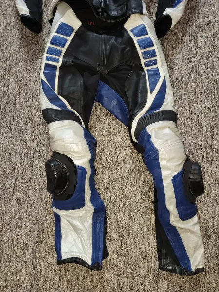 Kožená moto kombinéza Nazran, M 2