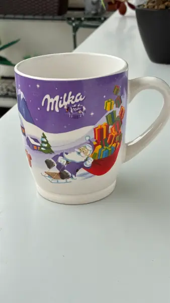 Sběratelský hrnek Milka Vánoční edice č. 17