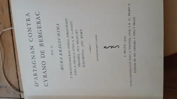 Sada knih Hrabě d'Artagnan a Cyrano de Bergerac (1929) 4