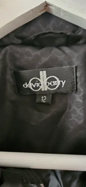Černá prošívaná bunda David Barry 4