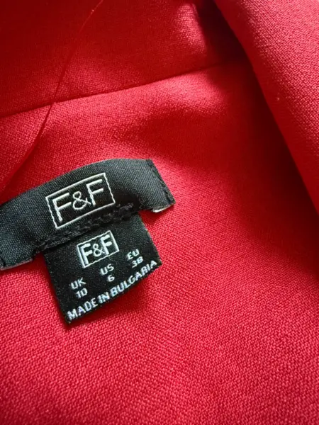 Červená dámská vesta F&F 6