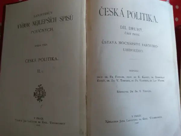Knižní soubor Česká politika a 28. říjen 1918 9
