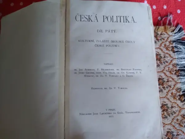 Knižní soubor Česká politika a 28. říjen 1918 10