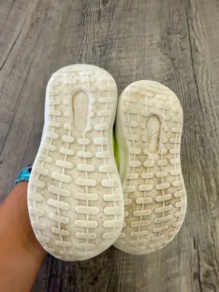 Dětské tenisky Adidas, neonově žluté 5
