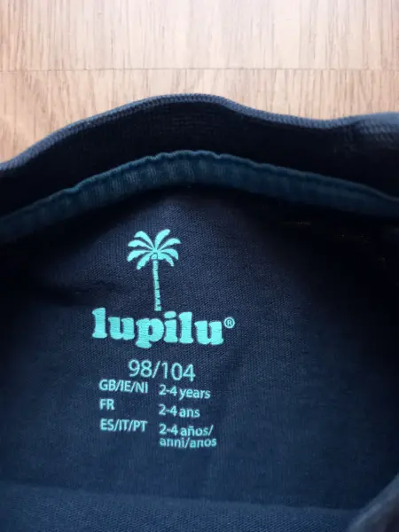 Triko krátký rukáv Lupilu vel. 98/104 2