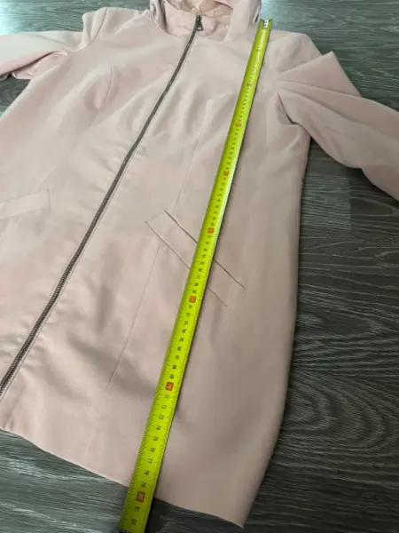 Dámský růžový kabát Vero Moda s kapucí 4