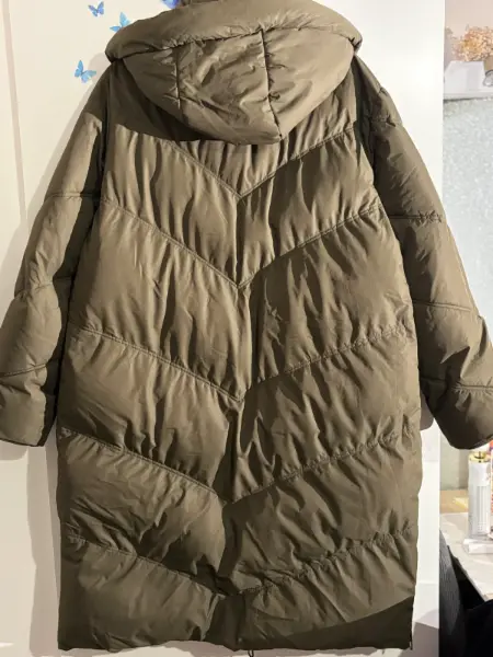 Dámský zimní kabát Amisu, khaki, vel. 44 10
