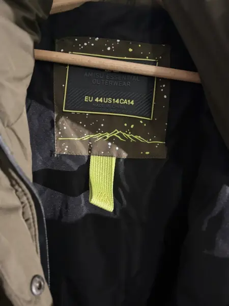 Dámský zimní kabát Amisu, khaki, vel. 44 11