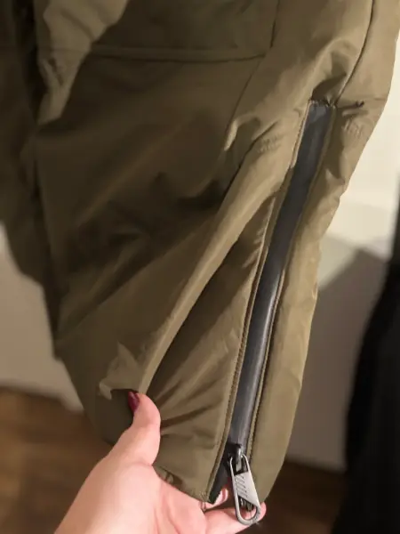 Dámský zimní kabát Amisu, khaki, vel. 44 3
