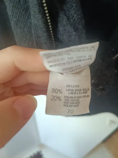 Dámská vlněná mikina Stefanel, tmavě šedá, vel. S 6
