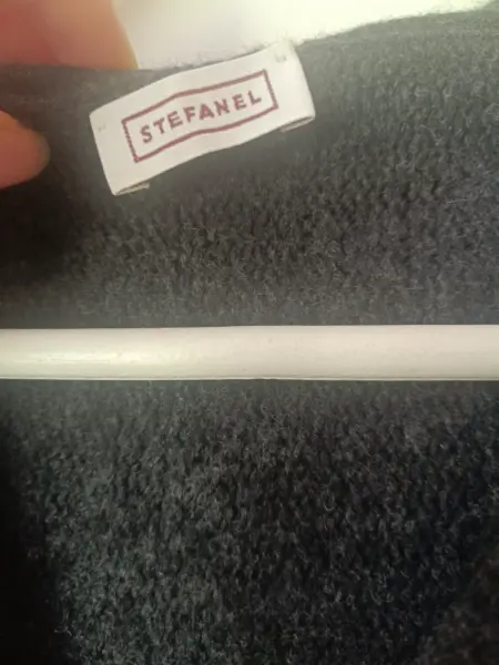 Dámská vlněná mikina Stefanel, tmavě šedá, vel. S 4