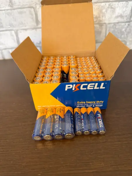 PKCELL baterie R6P a R03P - sada 80 ks 3