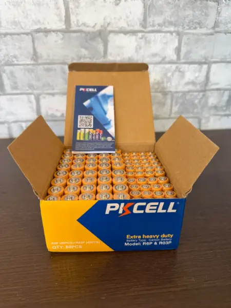 PKCELL baterie R6P a R03P - sada 80 ks