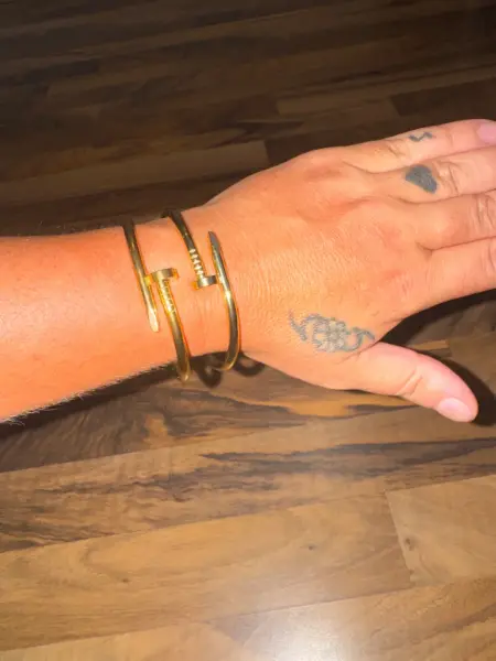 Zlatý náramek Cartier Juste un Cl hřebík